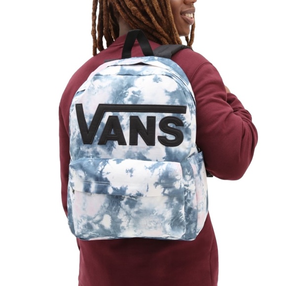 Vans Other - VANS Old Skool Drop V Backpack Unisex School Skate Blue White Zip VN0A5KHPY8V